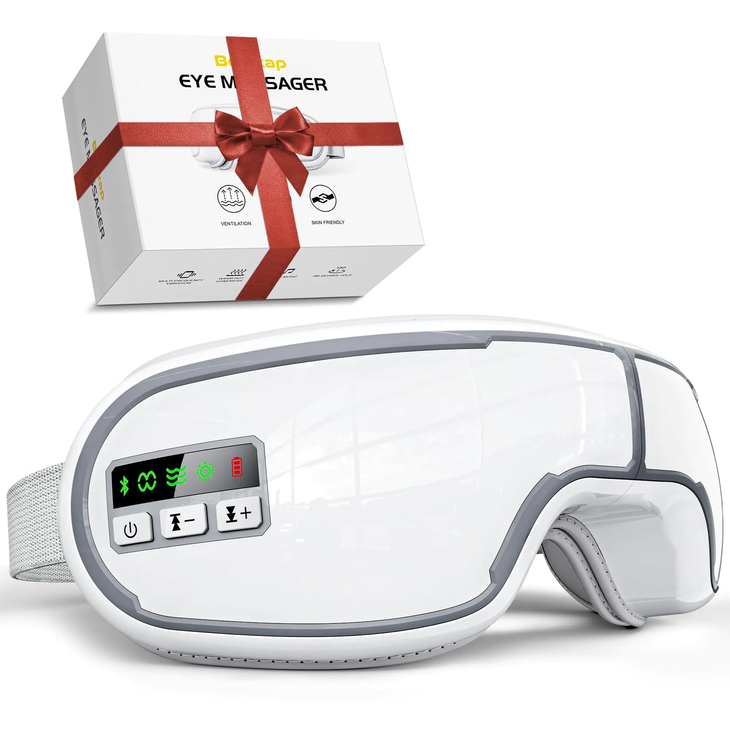 ✨ BEINKAP Heated Eye Massager – Perfect New Year & Birthday Gift for Women & Men | FSA HSA Eligible | Eye Mask for Migraine Relief, Eye Strain, Relaxation & Better Sleep