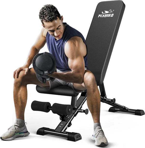 Compact Foldable Workout Bench